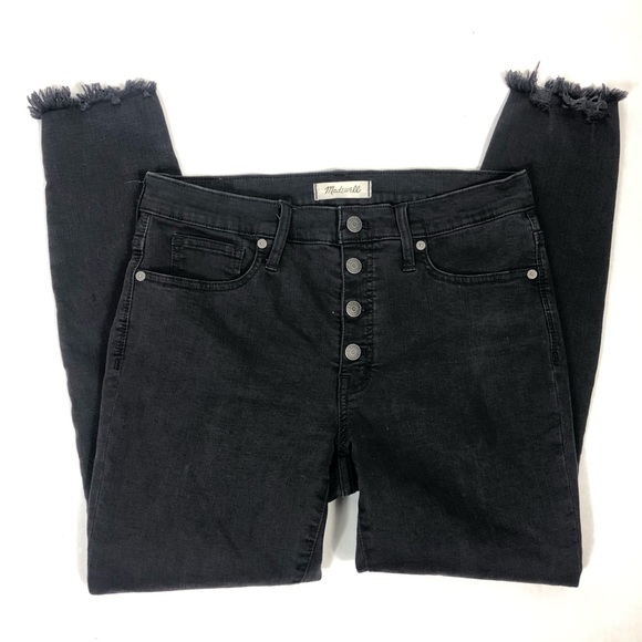 SOLD Madewell 9” High Rise Button Fly Jeans - Picture 4 of 11